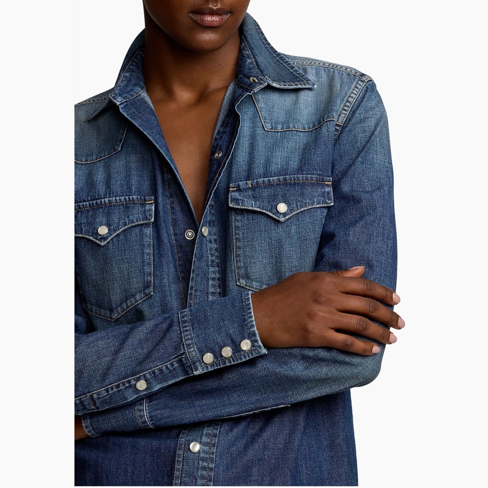 Ralph Lauren Sport 100% Cotton Western shirt